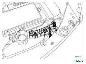 Renault Clio. Wiping and washing: List and location of components
